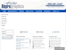 Tablet Screenshot of fresnoplanroom.com